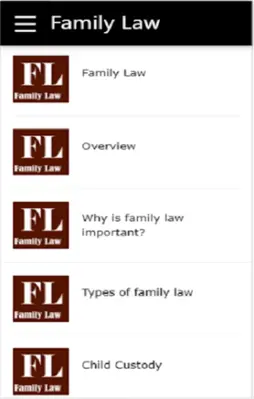 Family Law android App screenshot 2